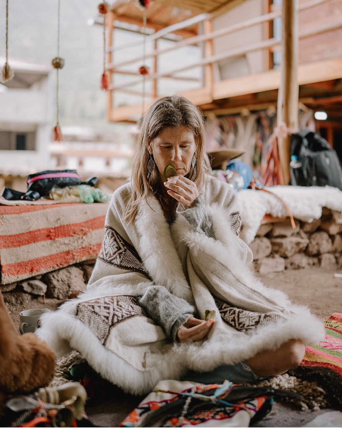 Alpaca knitwear model